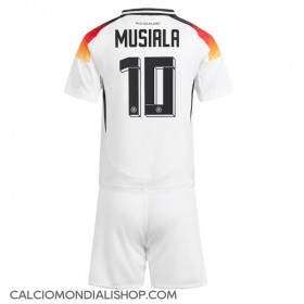 Maglie da calcio Germania Jamal Musiala #10 Prima Maglia Bambino Europei 2024 Manica Corta (+ Pantaloni corti)
